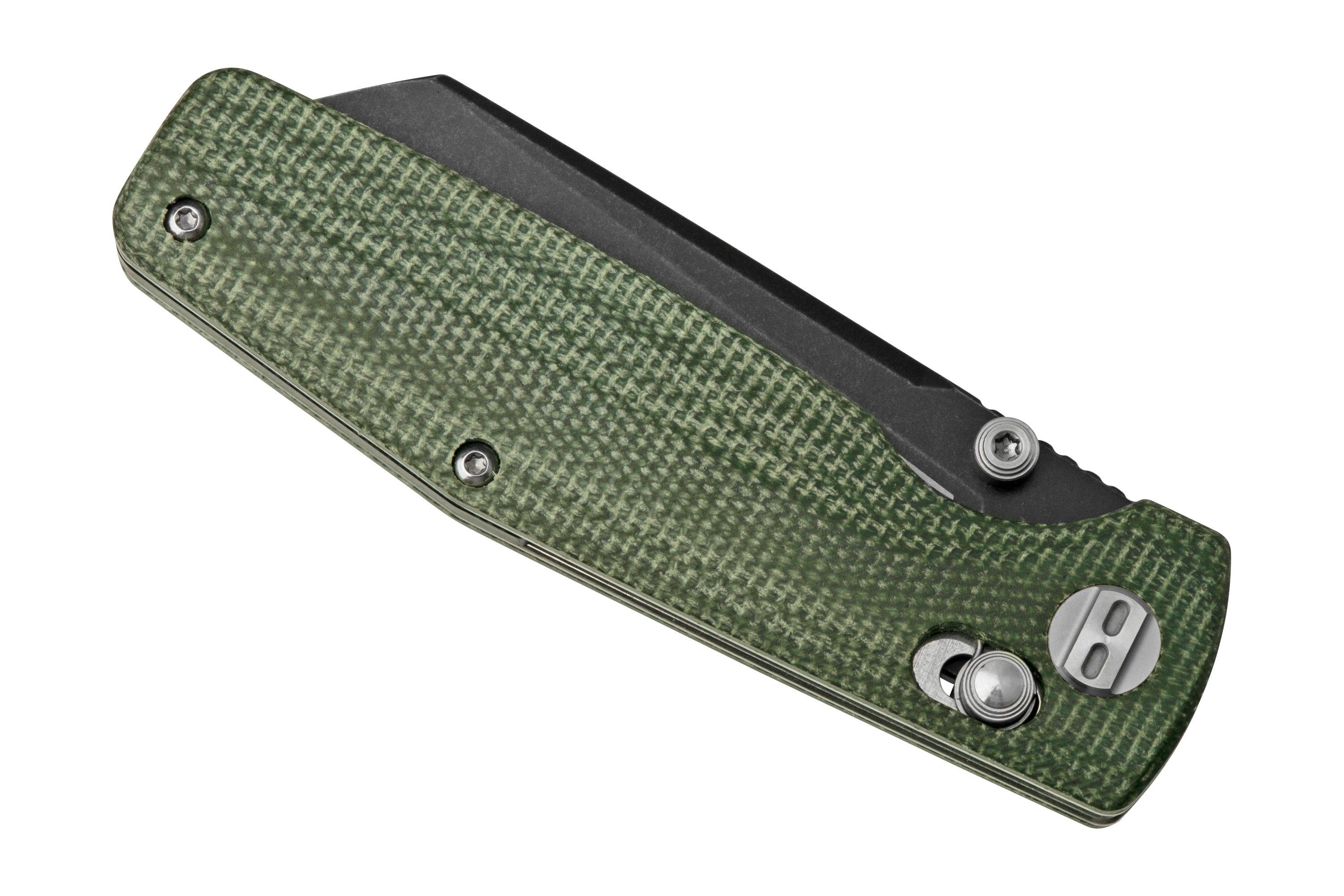 Bestech Slasher BG43B-2 Green Micarta, couteau de poche | Achetez à ...