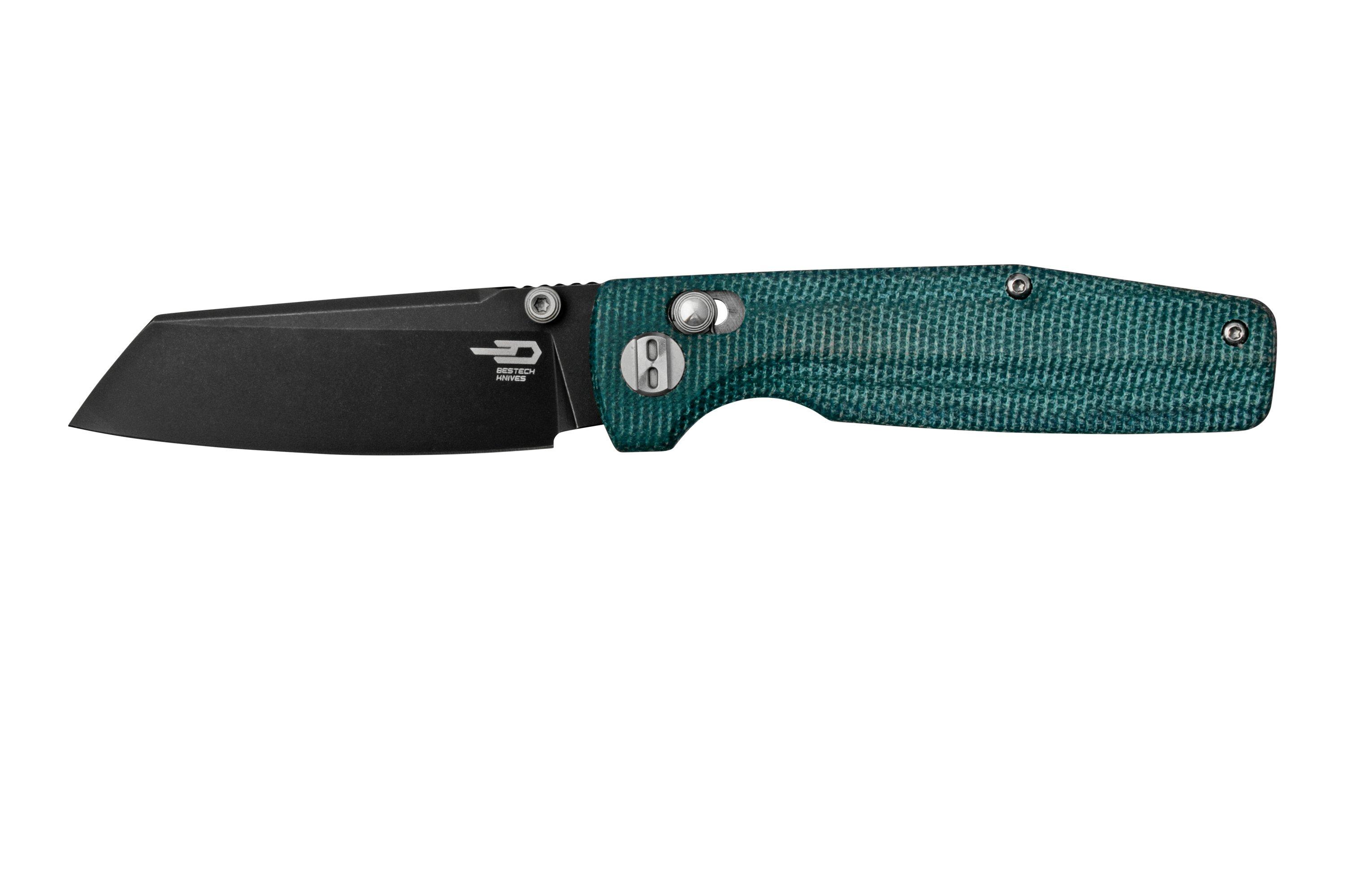 Bestech Slasher BG43C-2 Blaues Micarta Taschenmesser | Günstiger ...