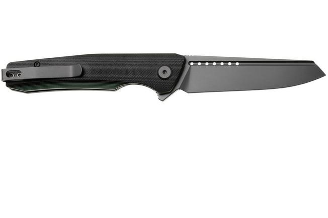 Afbeelding voor Bestech Slyther BG51D Grey PVD 14C28N, Black Green G10, zakmes