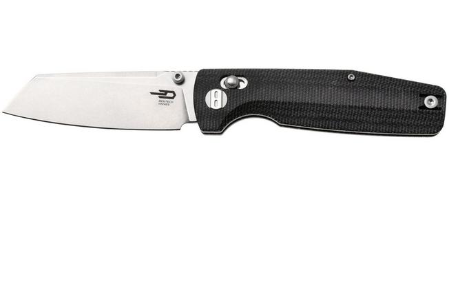 Afbeelding voor Bestech Slasher BG56A-1 Stonewash D2, Black Micarta, zakmes