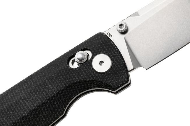 Afbeelding voor Bestech Slasher BG56A-1 Stonewash D2, Black Micarta, zakmes