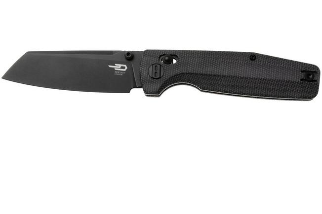 Afbeelding voor Bestech Slasher BG56A-2 Blackwash D2, Black Micarta, zakmes