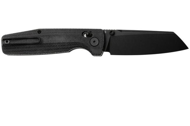 Afbeelding voor Bestech Slasher BG56A-2 Blackwash D2, Black Micarta, zakmes