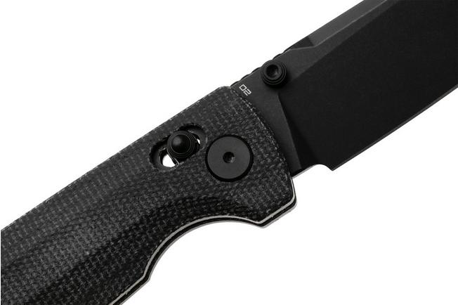 Afbeelding voor Bestech Slasher BG56A-2 Blackwash D2, Black Micarta, zakmes