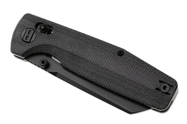 Afbeelding voor Bestech Slasher BG56A-2 Blackwash D2, Black Micarta, zakmes