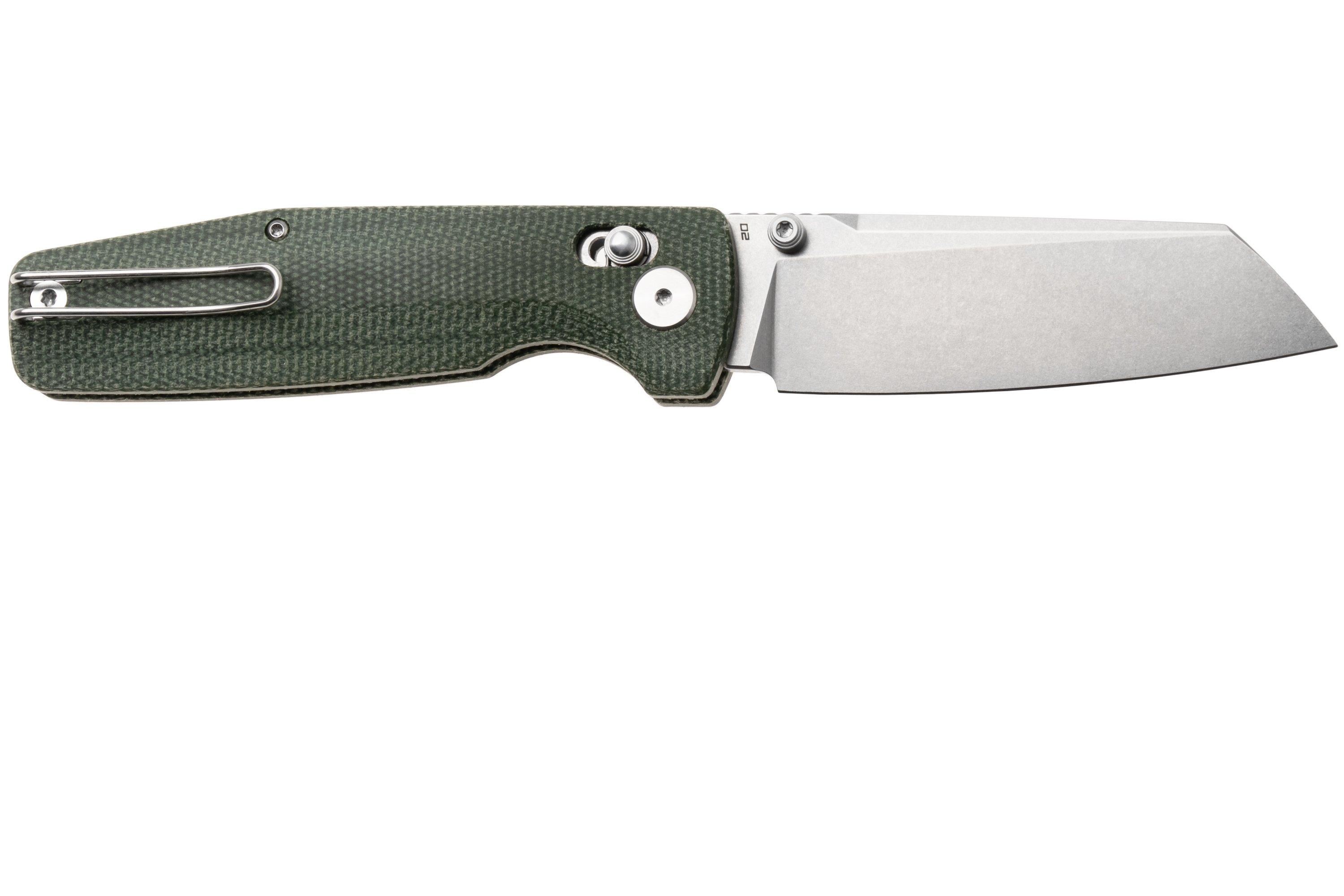 Bestech Slasher BG56B-1 Stonewash D2, Green Micarta, Taschenmesser ...