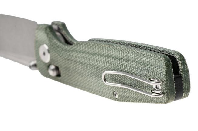 Afbeelding voor Bestech Slasher BG56B-1 Stonewash D2, Green Micarta, zakmes