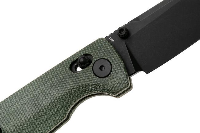 Afbeelding voor Bestech Slasher BG56B-2 Blackwash D2, Green Micarta, zakmes