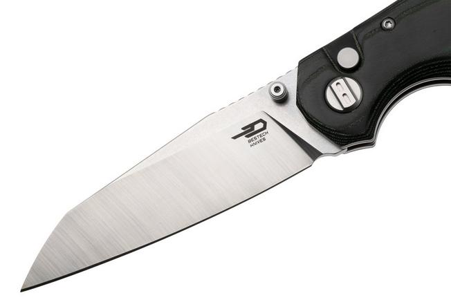 Afbeelding voor Bestech Snakebird BG58A Stonewash Satin 14C28N, Green Micarta, zakmes
