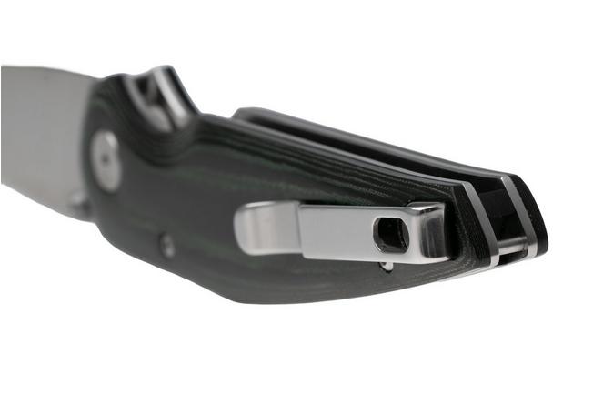 Afbeelding voor Bestech Snakebird BG58A Stonewash Satin 14C28N, Green Micarta, zakmes