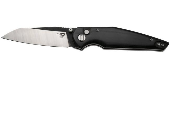 Afbeelding voor Bestech Snakebird BG58B Satin Black PVD 14C28N, Black Micarta, zakmes