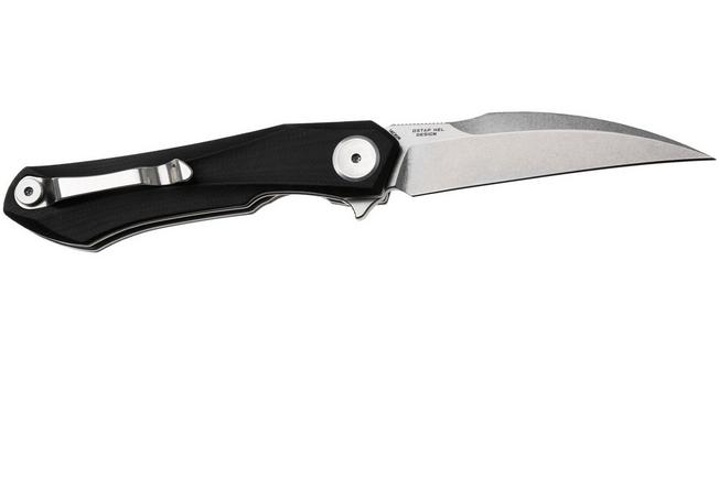 Afbeelding voor Bestech Ivy BG59A Stonewash 14C28N, Black G10, zakmes, Ostap Hel design