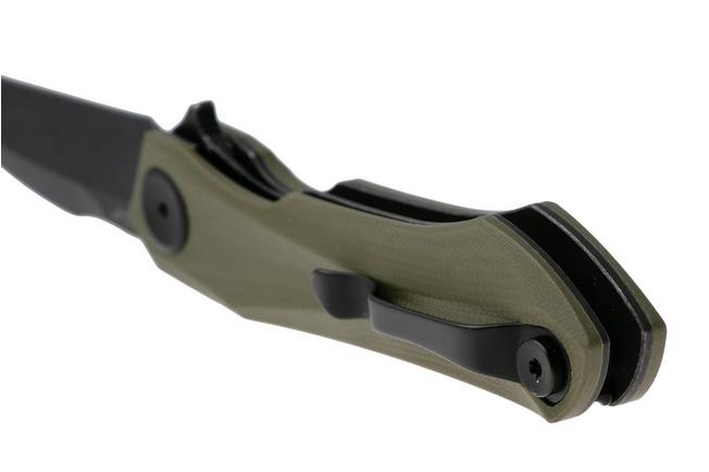 Afbeelding voor Bestech Ivy BG59C Blackwash 14C28N, OD Green G10, zakmes, Ostap Hel design