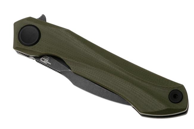 Afbeelding voor Bestech Ivy BG59C Blackwash 14C28N, OD Green G10, zakmes, Ostap Hel design