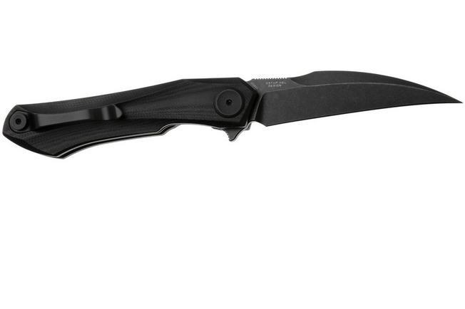 Afbeelding voor Bestech Ivy BG59E Blackwash 14C28N, Black G10, zakmes, Ostap Hel design