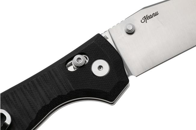 Afbeelding voor Bestech Liger BG61A Satin D2, Black G10, zakmes, Keanu Alfaro design