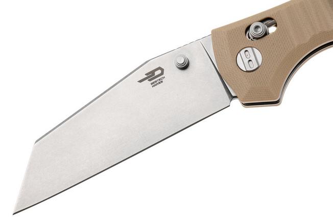 Afbeelding voor Bestech Liger BG61C Stonewash D2, Beige G10, zakmes, Keanu Alfaro design