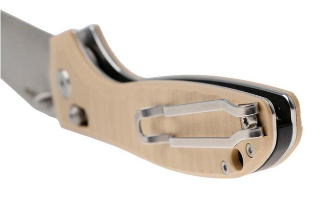 Afbeelding voor Bestech Liger BG61C Stonewash D2, Beige G10, zakmes, Keanu Alfaro design
