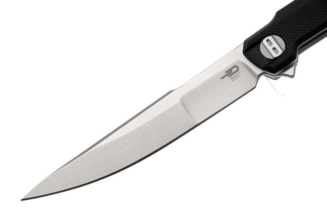 Afbeelding voor Bestech Duoz BG65A Satin 14C28N, Black G10, zakmes, Ostap Hel design