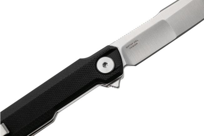 Afbeelding voor Bestech Duoz BG65A Satin 14C28N, Black G10, zakmes, Ostap Hel design
