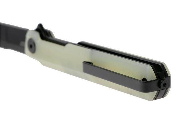 Afbeelding voor Bestech Duoz BG65D Black PVD 14C28N, Jade G10, zakmes, Ostap Hel design