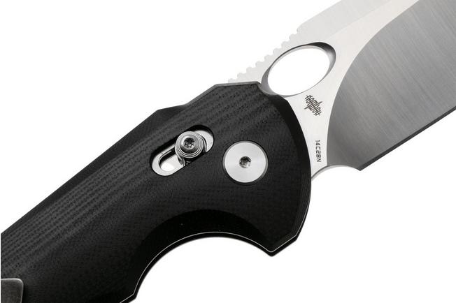 Afbeelding voor Bestech Noctar BG66A Satin 14C28N, Black G10, zakmes, Grzegorz Grabarski design