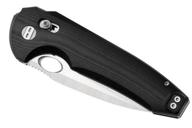 Afbeelding voor Bestech Noctar BG66A Satin 14C28N, Black G10, zakmes, Grzegorz Grabarski design