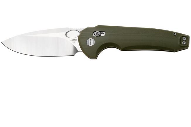 Afbeelding voor Bestech Noctar BG66B Satin 14C28N, OD Green G10, zakmes, Grzegorz Grabarski design