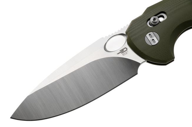Afbeelding voor Bestech Noctar BG66B Satin 14C28N, OD Green G10, zakmes, Grzegorz Grabarski design