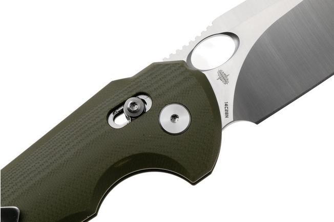Afbeelding voor Bestech Noctar BG66B Satin 14C28N, OD Green G10, zakmes, Grzegorz Grabarski design