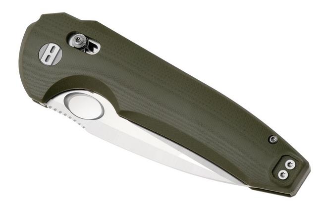 Afbeelding voor Bestech Noctar BG66B Satin 14C28N, OD Green G10, zakmes, Grzegorz Grabarski design