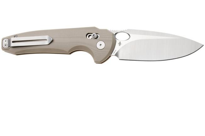 Afbeelding voor Bestech Noctar BG66C Satin 14C28N, Khaki G10, zakmes, Grzegorz Grabarski design