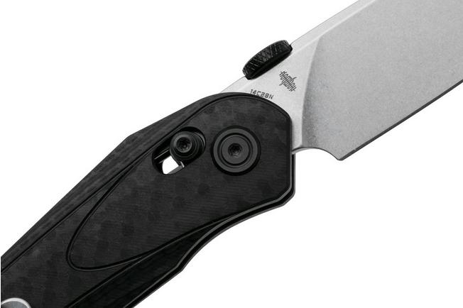 Afbeelding voor Bestech Mothus BG67A PVD 14C28N, Carbonfiber Pattern G10, zakmes, Kombou design