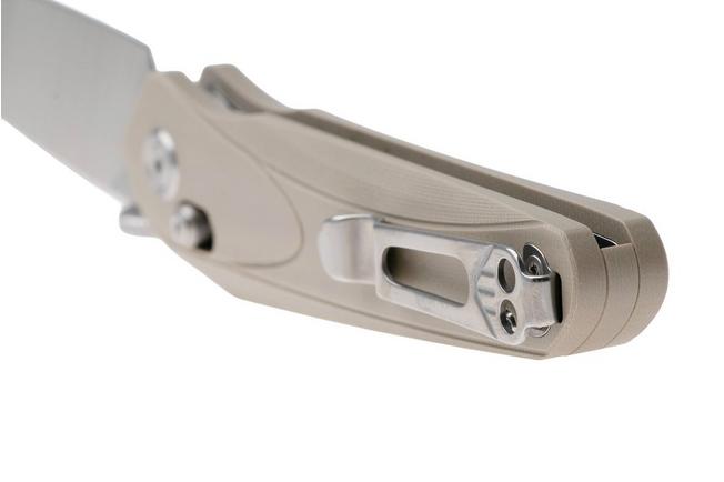 Afbeelding voor Bestech Mothus BG67B Satin 14C28N, Beige G10, zakmes, Kombou design