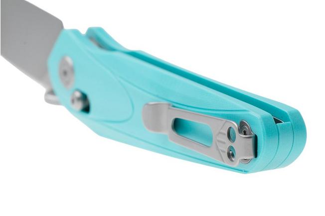 Afbeelding voor Bestech Mothus BG67D Bead Blasted 14C28N, Light Blue G10, zakmes, Kombou design