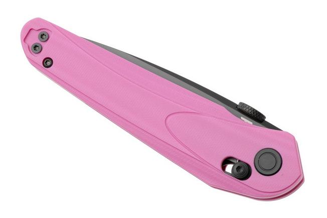 Afbeelding voor Bestech Mothus BG67E Gray PVD 14C28N, Pink G10, zakmes, Kombou design