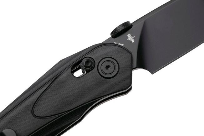 Afbeelding voor Bestech Mothus BG67G PVD 14C28N, Black G10, zakmes, Kombou design