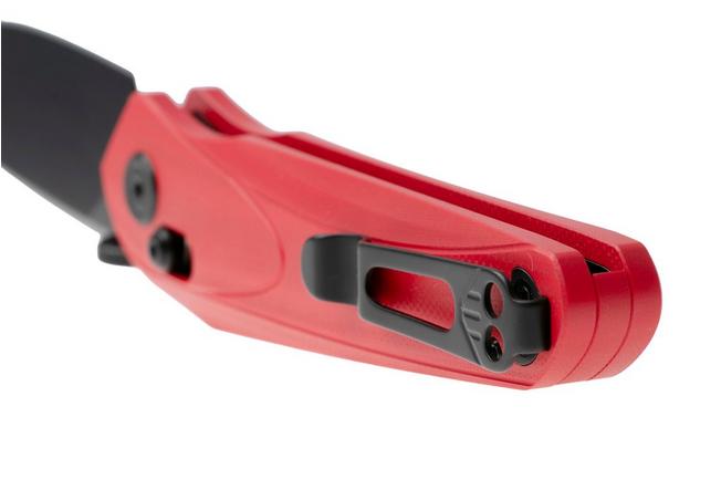 Afbeelding voor Bestech Mothus BG67H Stonewashed Black PVD 14C28N, Red G10, zakmes, Kombou design