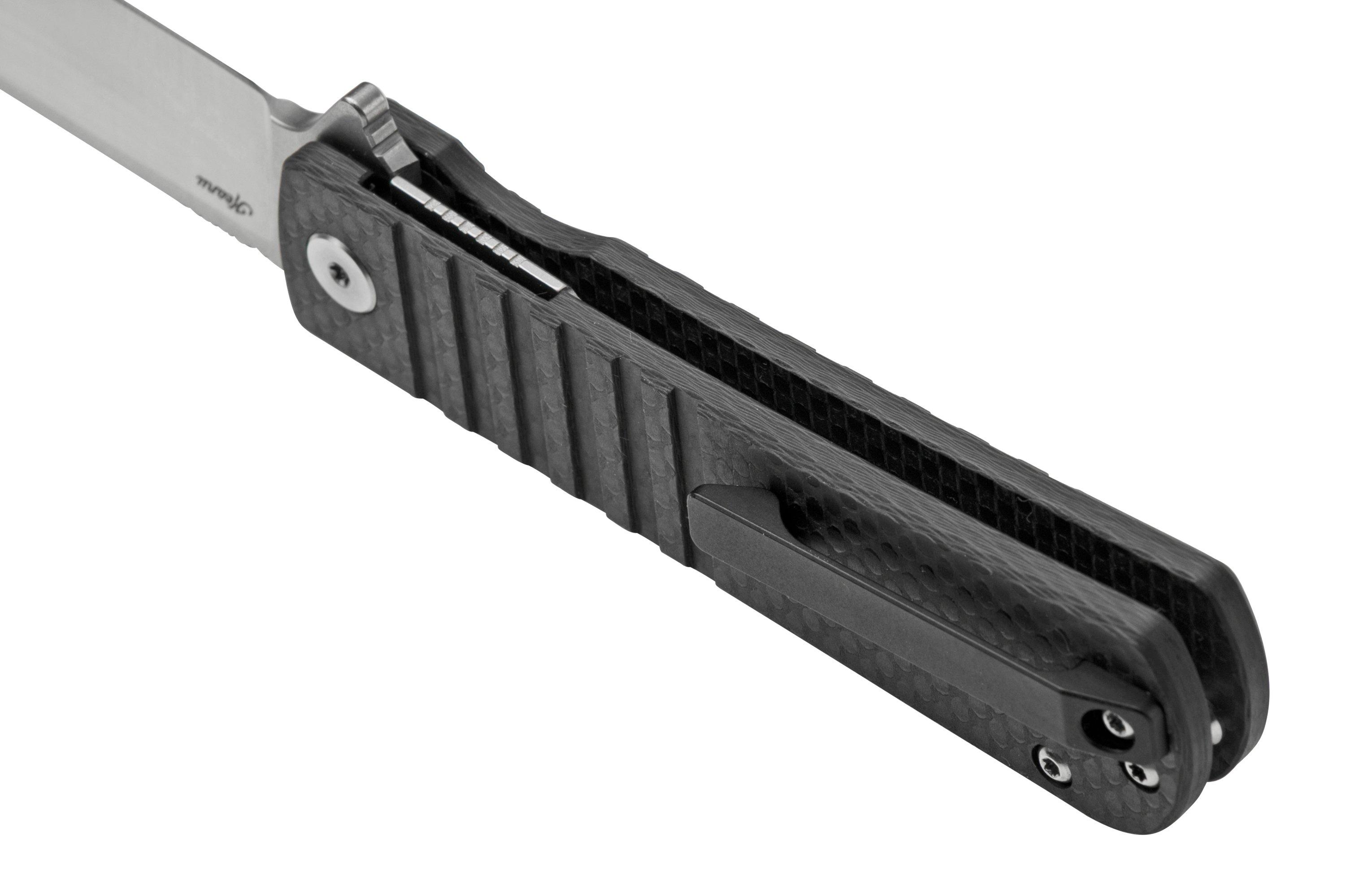 Bestech Titan BL04A Black Carbon Fibre, pocket knife Advantageously
