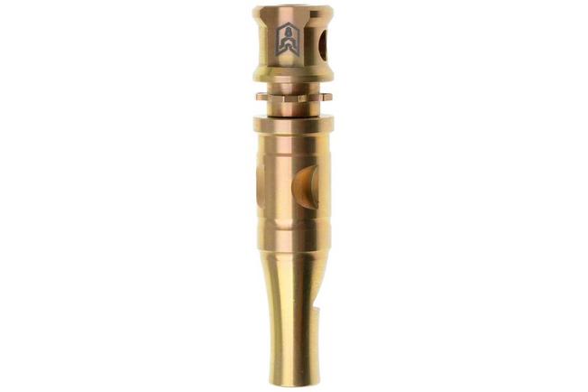 Afbeelding voor Bestech Whistle BM02C 120dB Gold Titanium, noodfluit