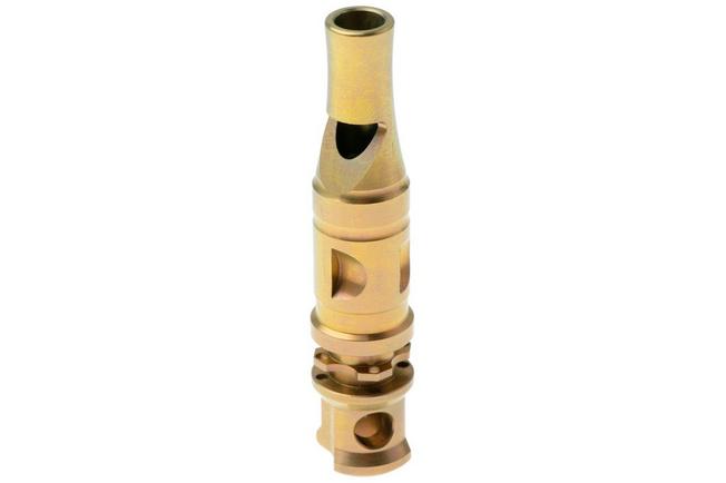 Afbeelding voor Bestech Whistle BM02C 120dB Gold Titanium, noodfluit