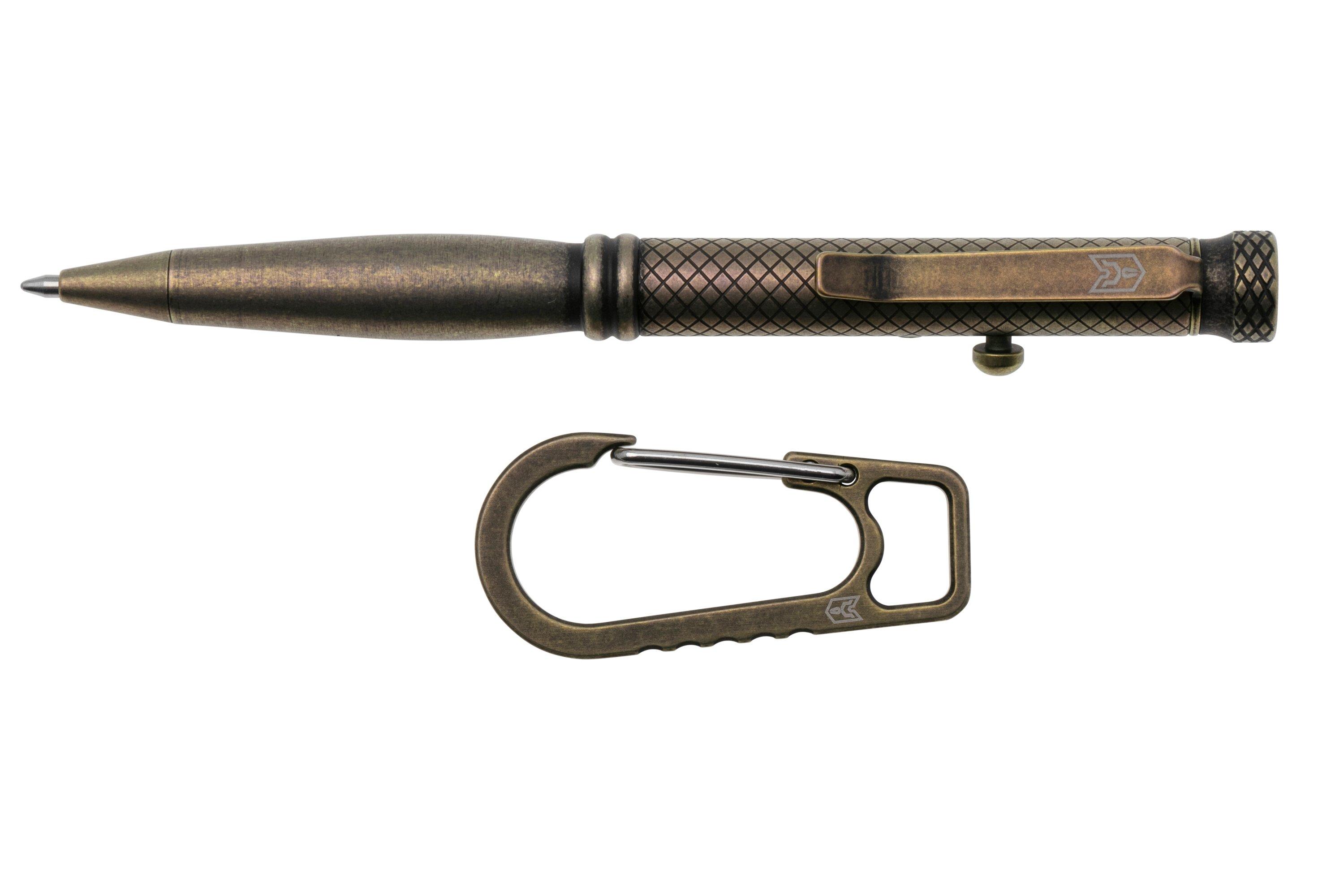 Bestechman Scribe BM16E Bronze Black Stonewash Titanium, tactical pen ...