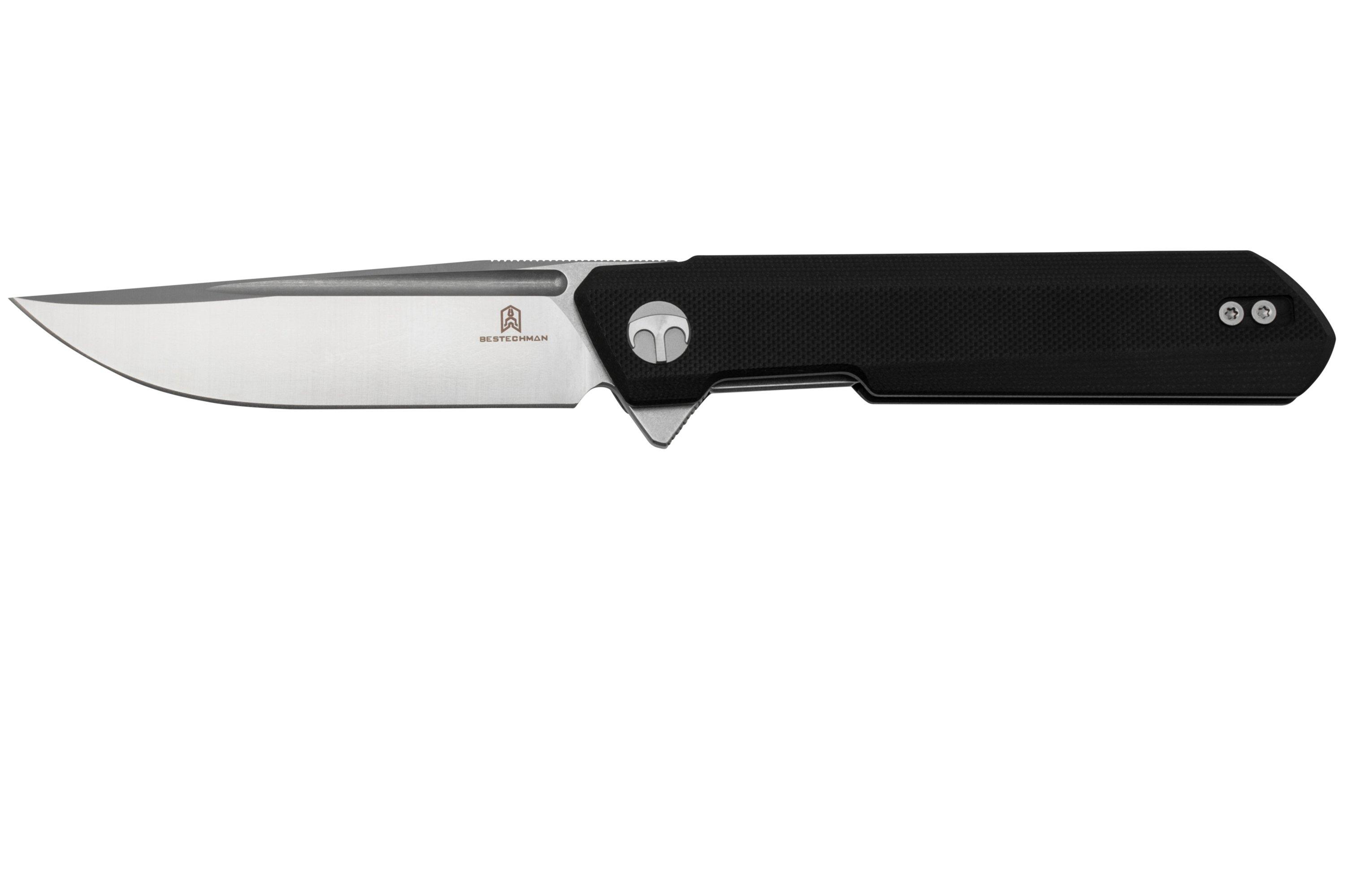 bestechman-dundee-bmk01a-black-g10-satin-d2-taschenmesser-ostap-hel