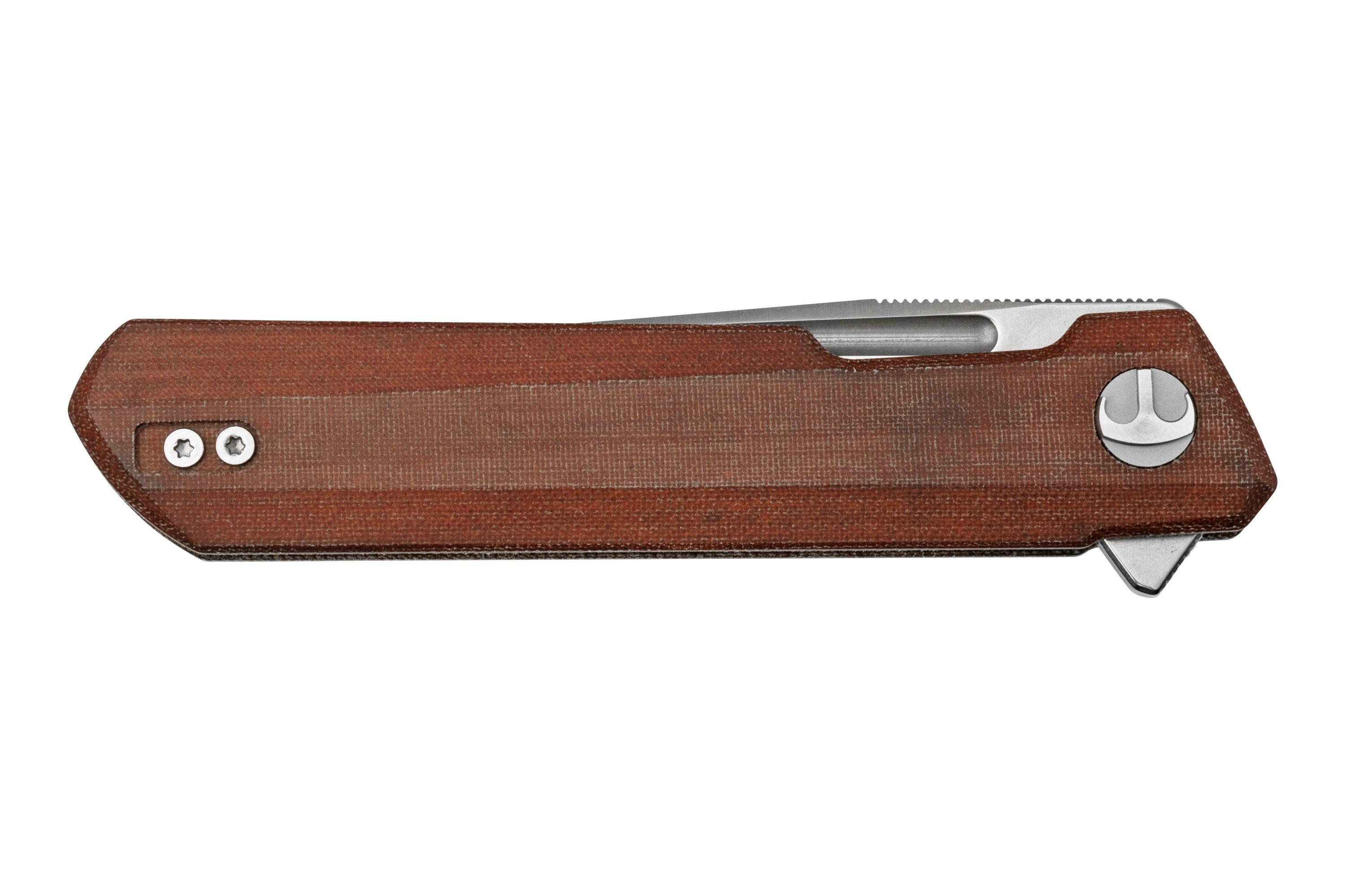Bestechman Dundee BMK01K Brown Micarta, Ostap Hel design Knivesandtools ...