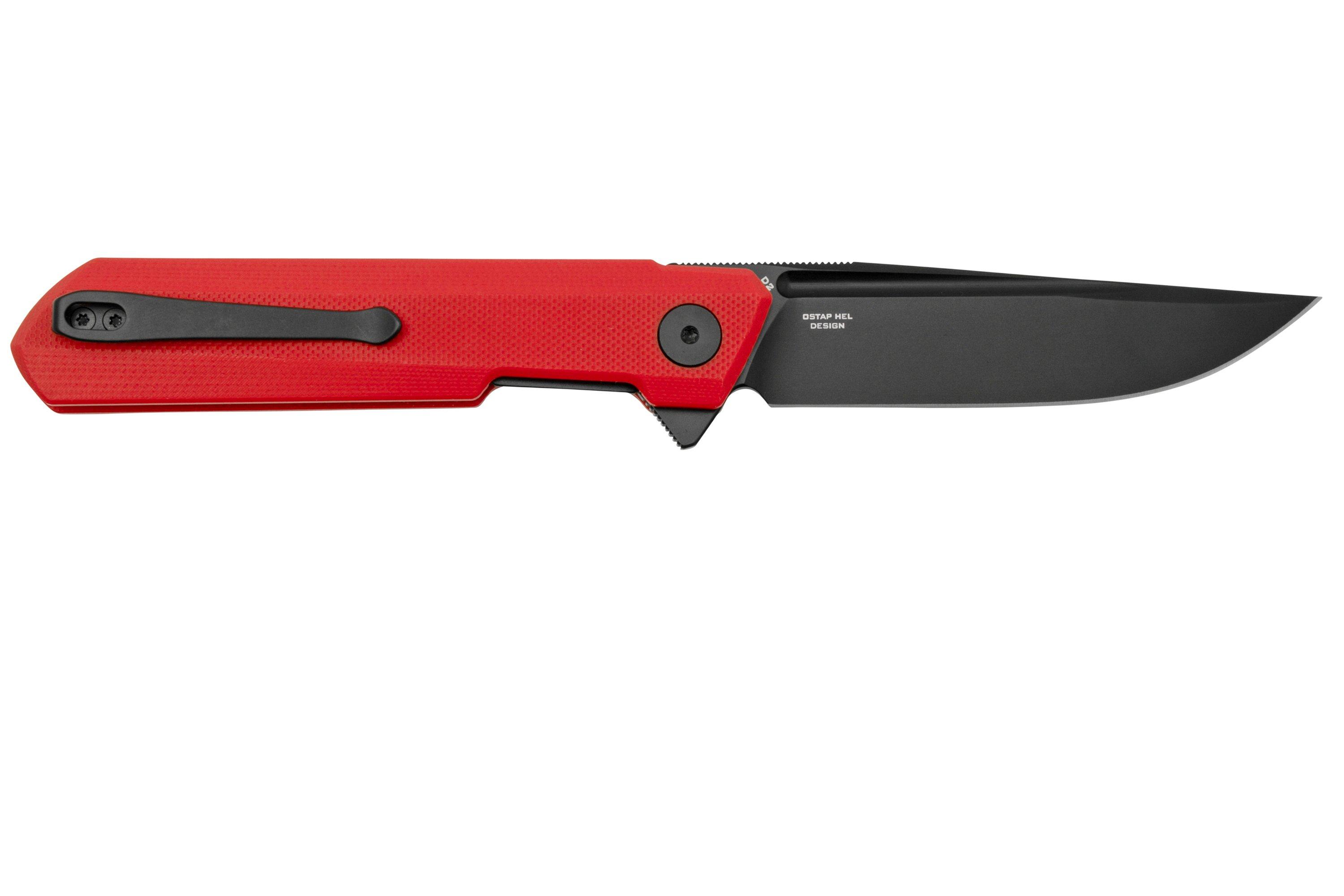 Bestechman Dundee BMK01L, Red G10, Taschenmesser Ostap Hel Design ...