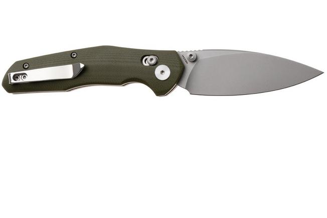 Afbeelding voor Bestechman Ronan BMK02E Stonewash 14C28N, OD Green G10, zakmes