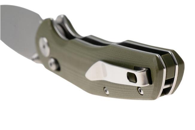 Afbeelding voor Bestechman Ronan BMK02E Stonewash 14C28N, OD Green G10, zakmes