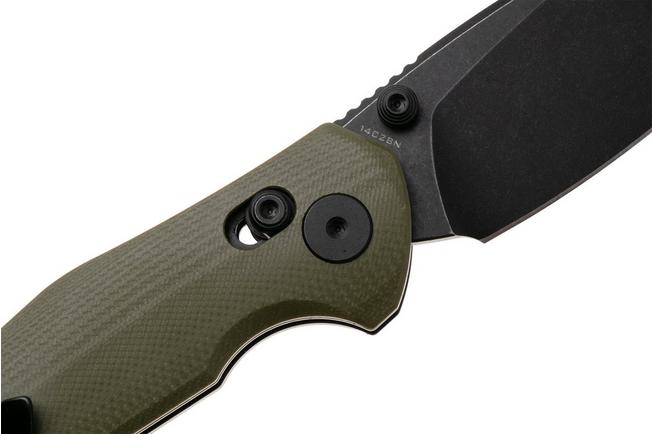 Afbeelding voor Bestechman Ronan BMK02G Blackwash 14C28N, OD Green G10, zakmes