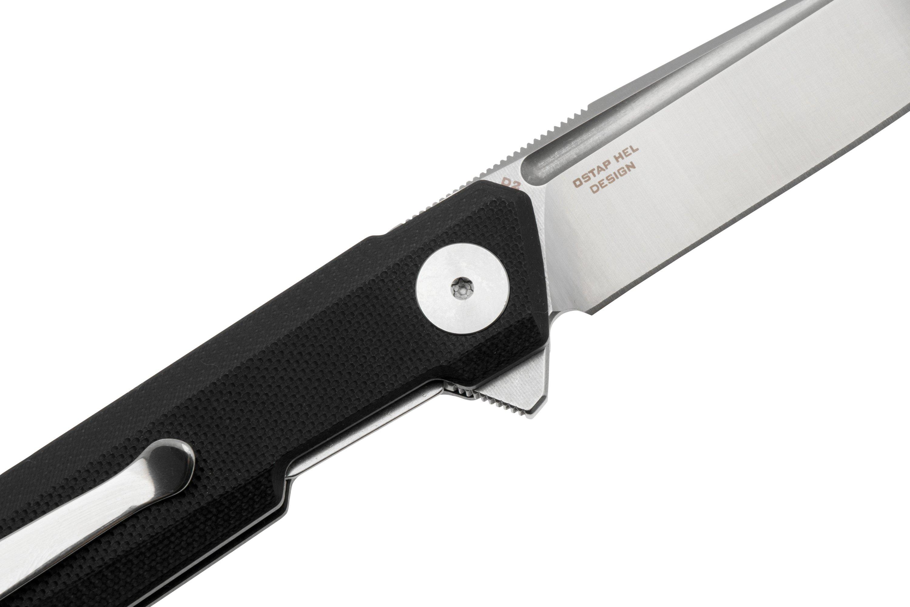 Bestechman Mini Dundee BMK03A Black G10, pocket knife | Advantageously ...