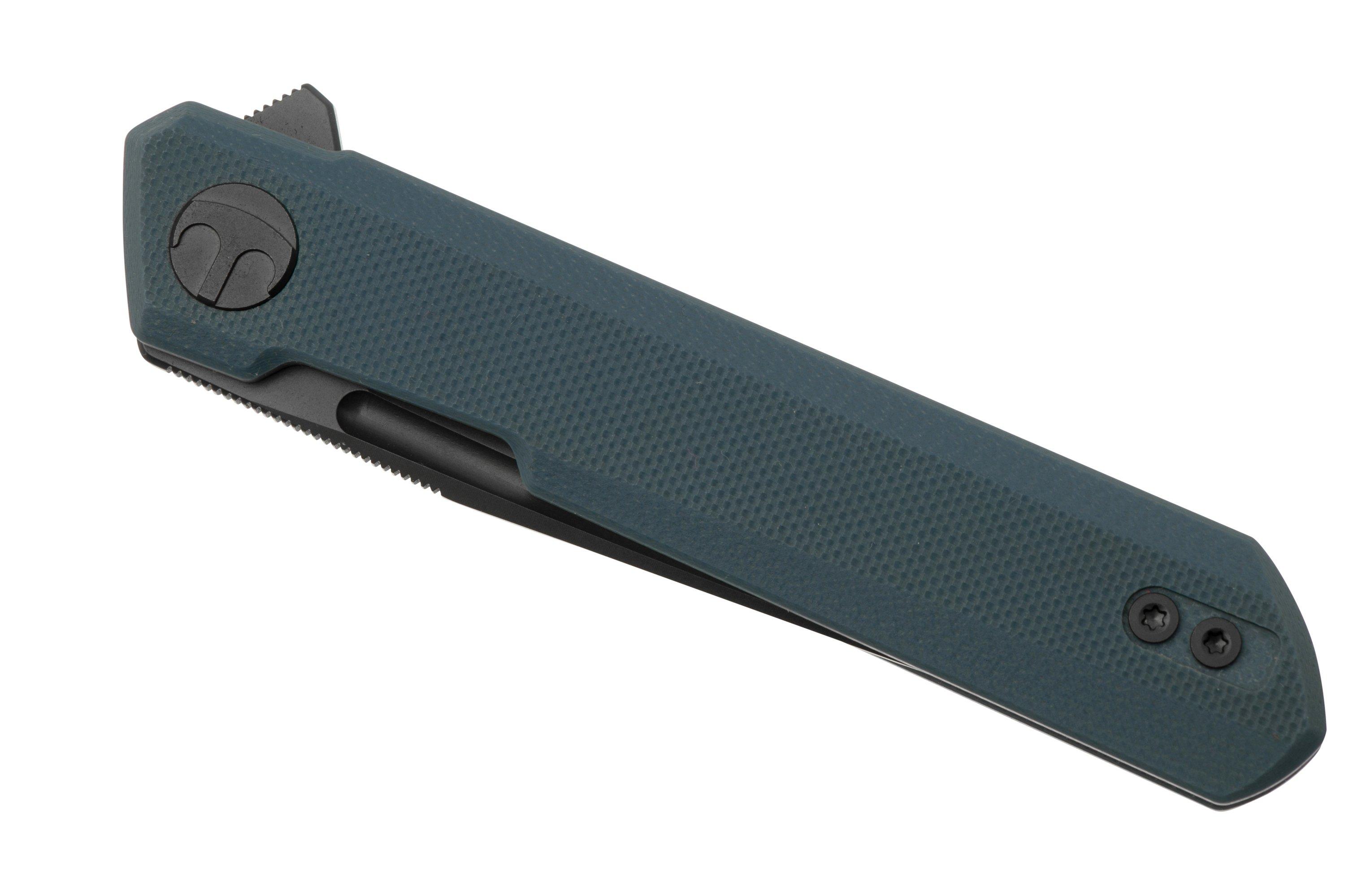 Bestechman Mini Dundee BMK03F Grey PVD Grey G10, pocket knife, Ostap ...